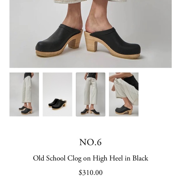 No 6 Old School Clogs sz 39 - Picture 2 of 8